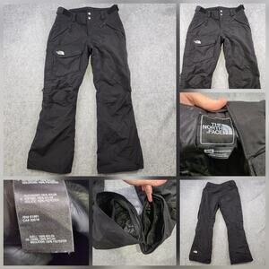 The North Face Pants Womens Medium Black HyVent Ski Snow Insulated Cargo ABHL